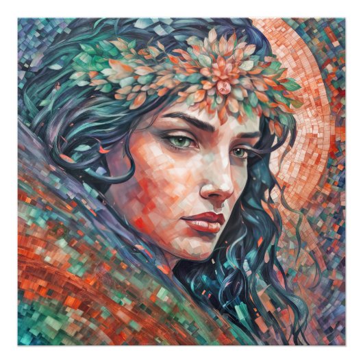 "Sylvarra" - Gefluister in de Tesserae Foto Afdruk (Voorkant)