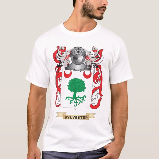 Sylvester Coat of Arms (familiekust) T-shirt (Voorkant)