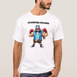 Sylvester Cologne – Grappige Cologne Fles Cartoon T-shirt