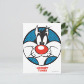 SYLVESTER™ Dotty Icon Briefkaart (Staand voorkant)