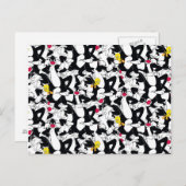 SYLVESTER™- EN TWEETY™-patroonsysteem Briefkaart (Voorkant / Achterkant)