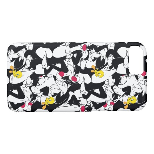 SYLVESTER™- EN TWEETY™-patroonsysteem Case-Mate iPhone Case (Achterkant (Horizontaal))