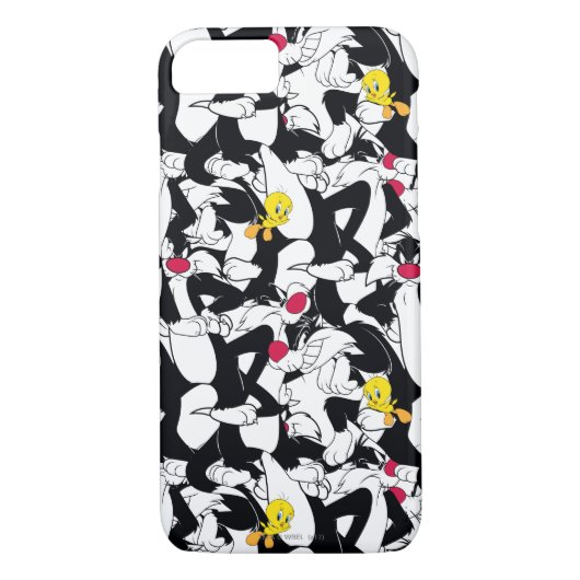 SYLVESTER™- EN TWEETY™-patroonsysteem Case-Mate iPhone Case (Achterkant)