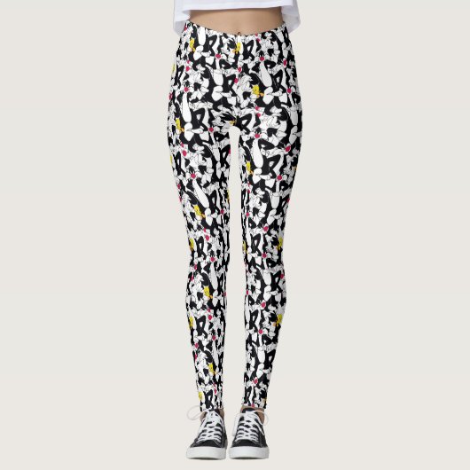 SYLVESTER™- EN TWEETY™-patroonsysteem Leggings (Voorkant)