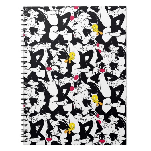SYLVESTER™- EN TWEETY™-patroonsysteem Notitieboek (Voorkant)