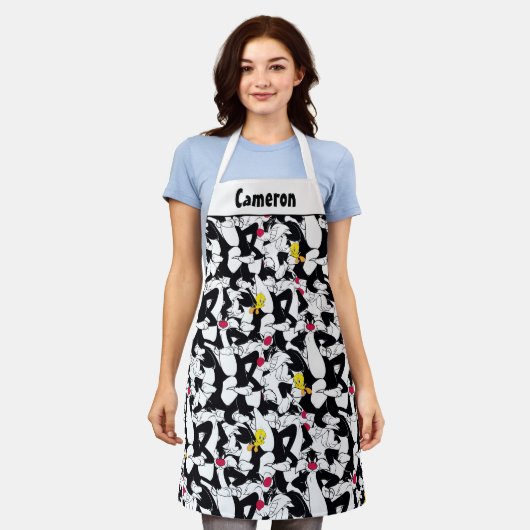 SYLVESTER™- EN TWEETY™-patroonsysteem Schort (Gedragen)
