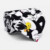 SYLVESTER™- EN TWEETY™-patroonsysteem Stropdas (Opgerold)