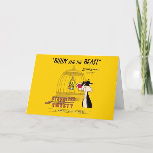 SYLVESTER™ EN TWEEY™ | Birdy and the Beast Kaart (Voorkant)