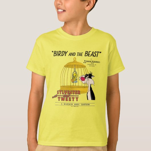 SYLVESTER™ EN TWEEY™ | Birdy and the Beast T-shirt (Voorkant)