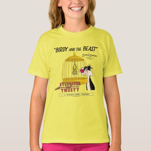 SYLVESTER™ EN TWEEY™ | Birdy and the Beast T-shirt (Voorkant)