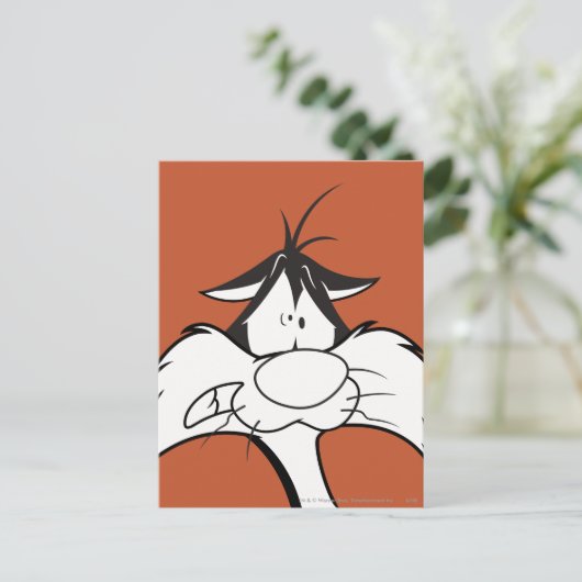 SYLVESTER™ Face Briefkaart (Staand voorkant)