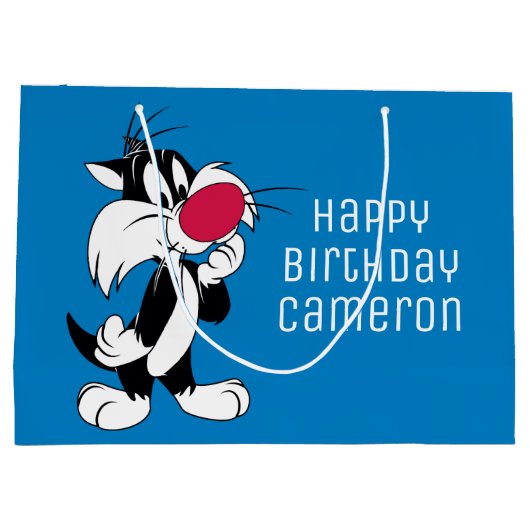 Sylvester Jr. | Klassieke post Large Cadeautasje (Achterkant)