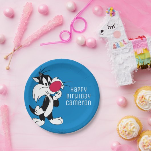 Sylvester Jr. | Klassieke post Papieren Bordje (Feest)