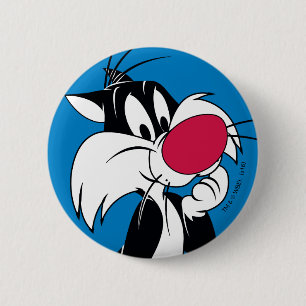Sylvester Jr.   Klassieke post Ronde Button 5,7 Cm