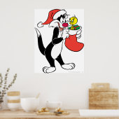 Sylvester Kat met Kous Poster (Keuken)