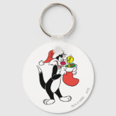 SYLVESTER™ Kat met kous Sleutelhanger (Voorkant)
