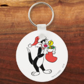 SYLVESTER™ Kat met kous Sleutelhanger (Voorkant)