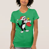 SYLVESTER™ Kat met kous T-shirt (Voorkant)