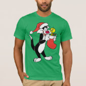 SYLVESTER™ Kat met kous T-shirt (Voorkant)