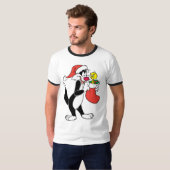 SYLVESTER™ Kat met kous T-shirt (Voorkant volledig)