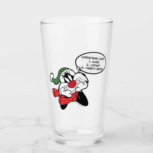 SYLVESTER™ kerstgedachten Glas (Voorkant)