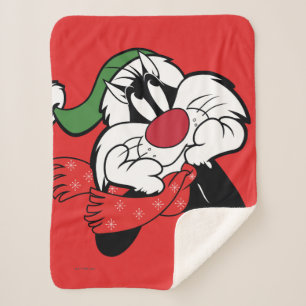 SYLVESTER™ kerstgedachten Sherpa Deken