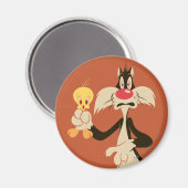 SYLVESTER™ met TWEETY™ Magneet (Voorkant / Achterkant)