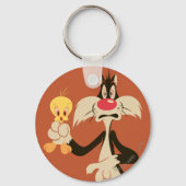 SYLVESTER™ met TWEETY™ Sleutelhanger (Voorkant)