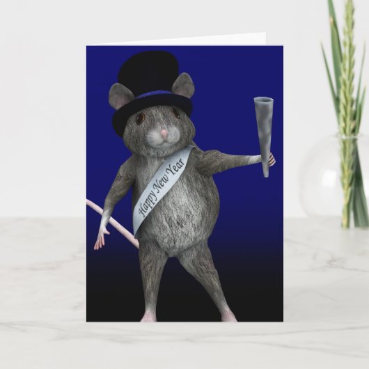Sylvester Mouse Feestdagen Kaart (Voorkant)