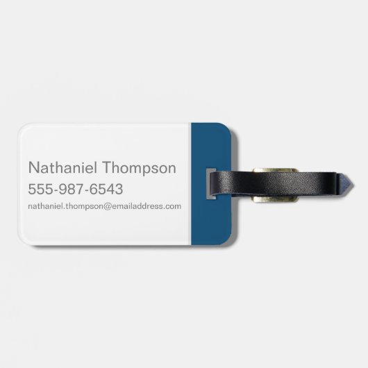 SYLVESTER™- Naughty? Moi? Bagagelabel (Achterkant horizontaal)