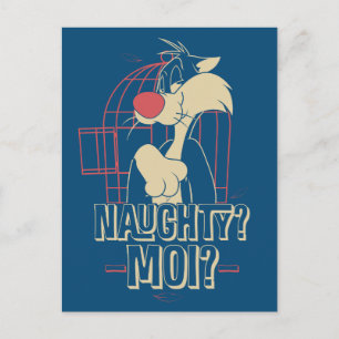 SYLVESTER™- Naughty? Moi? Briefkaart