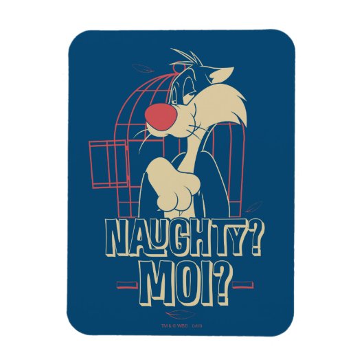 SYLVESTER™- Naughty? Moi? Magneet (Verticaal)