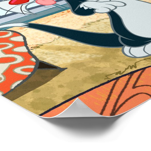 Sylvester Paw Up Poster (Hoek)