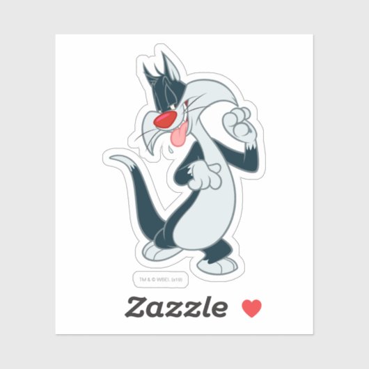 Sylvester Paw Up Sticker (Vel)