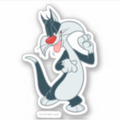 Sylvester Paw Up Sticker (Voorkant)