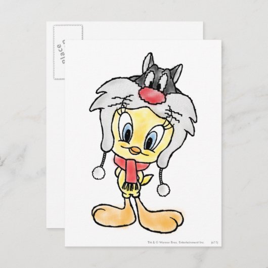 SYLVESTER™-Pet Briefkaart (Voorkant / Achterkant)