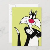 SYLVESTER™ Red Nose Briefkaart (Voorkant / Achterkant)