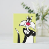 SYLVESTER™ Red Nose Briefkaart (Staand voorkant)