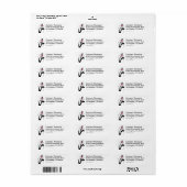 SYLVESTER™ Red Nose Etiket (Full Sheet)