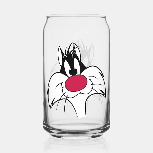 SYLVESTER™ Red Nose Face Blikvorm Glas (Voorkant)