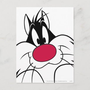 SYLVESTER™ Red Nose Face Briefkaart