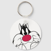 SYLVESTER™ Red Nose Face Sleutelhanger (Voorkant)