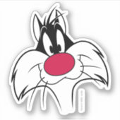 SYLVESTER™ Red Nose Face Sticker (Voorkant)