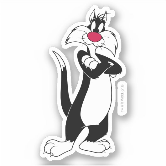 SYLVESTER™ Red Nose Sticker (Voorkant)
