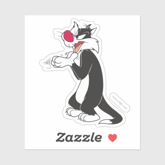 SYLVESTER™ Rubberen Sticker (Vel)