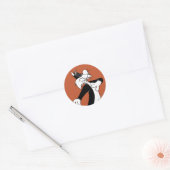 SYLVESTER™ Singing Ronde Sticker (Envelop)