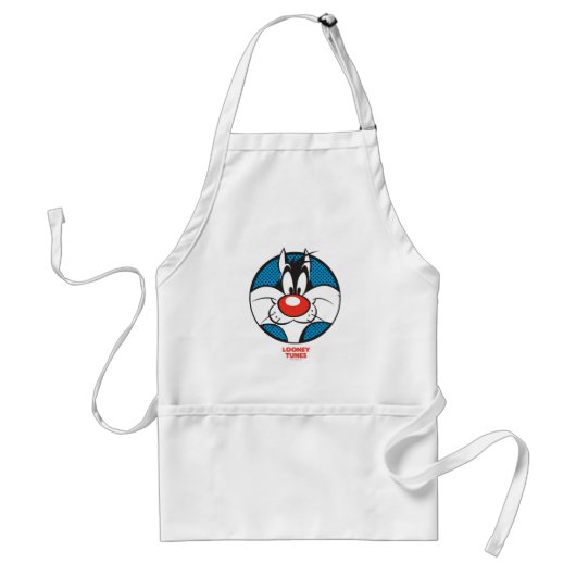 SYLVESTER™ Stippenpictogram Standaard Schort (Voorkant)