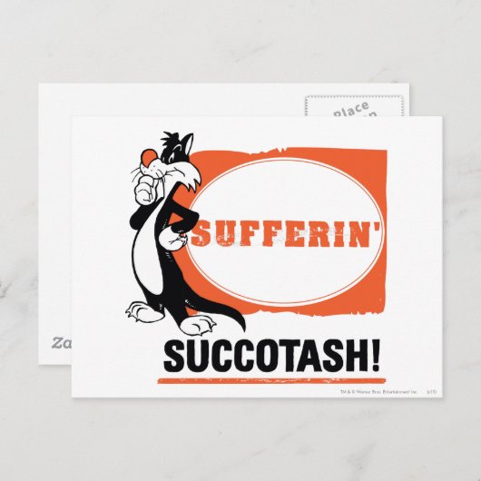 SYLVESTER™ Sufferin' Succotash! Briefkaart (Voorkant / Achterkant)