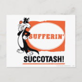SYLVESTER™ Sufferin' Succotash! Briefkaart (Voorkant)