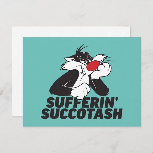 SYLVESTER™ "Sufferin" Succotash" Briefkaart (Voorkant / Achterkant)